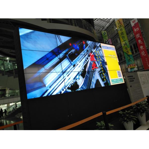 Wall Mounted Ultra Narrow Bezel Video Wall , 49" Seamless Led Video Wall