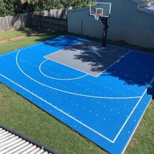 PP Interlocking Basketball Court Tiles 340x340mm 10-Year Warranty