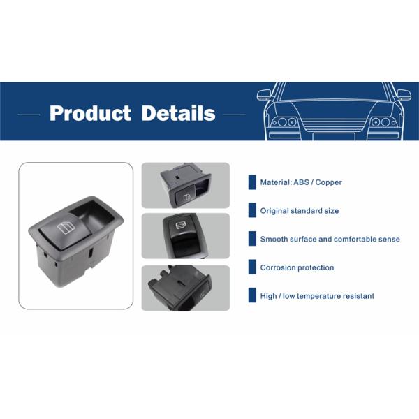 BENZ Glass Lifter Automotive Power Window Switches / Master Window Control Switch