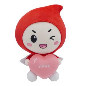 China EN71 25cm Mini Plush Mascot Toy With Printed Logo on sale