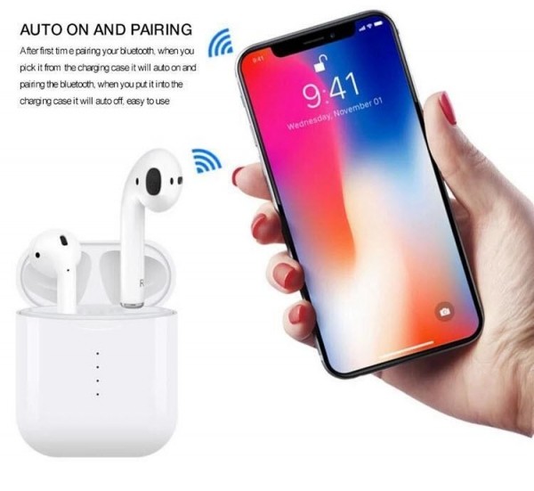 Earphone wireless charging Siri Double Ear hands-free call BT5.0 bluetooth