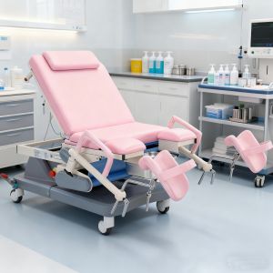 China 3-Section Electric Gynecology Examination Bed with Retractable Leg Section on sale
