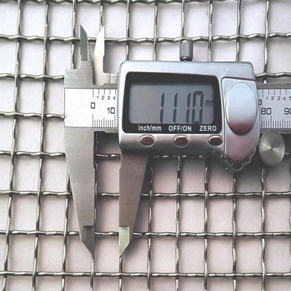 Buy Square Hole Double Intermediate Crimped Wire Mesh Stainless Steel Woven Wire Mesh at wholesale prices