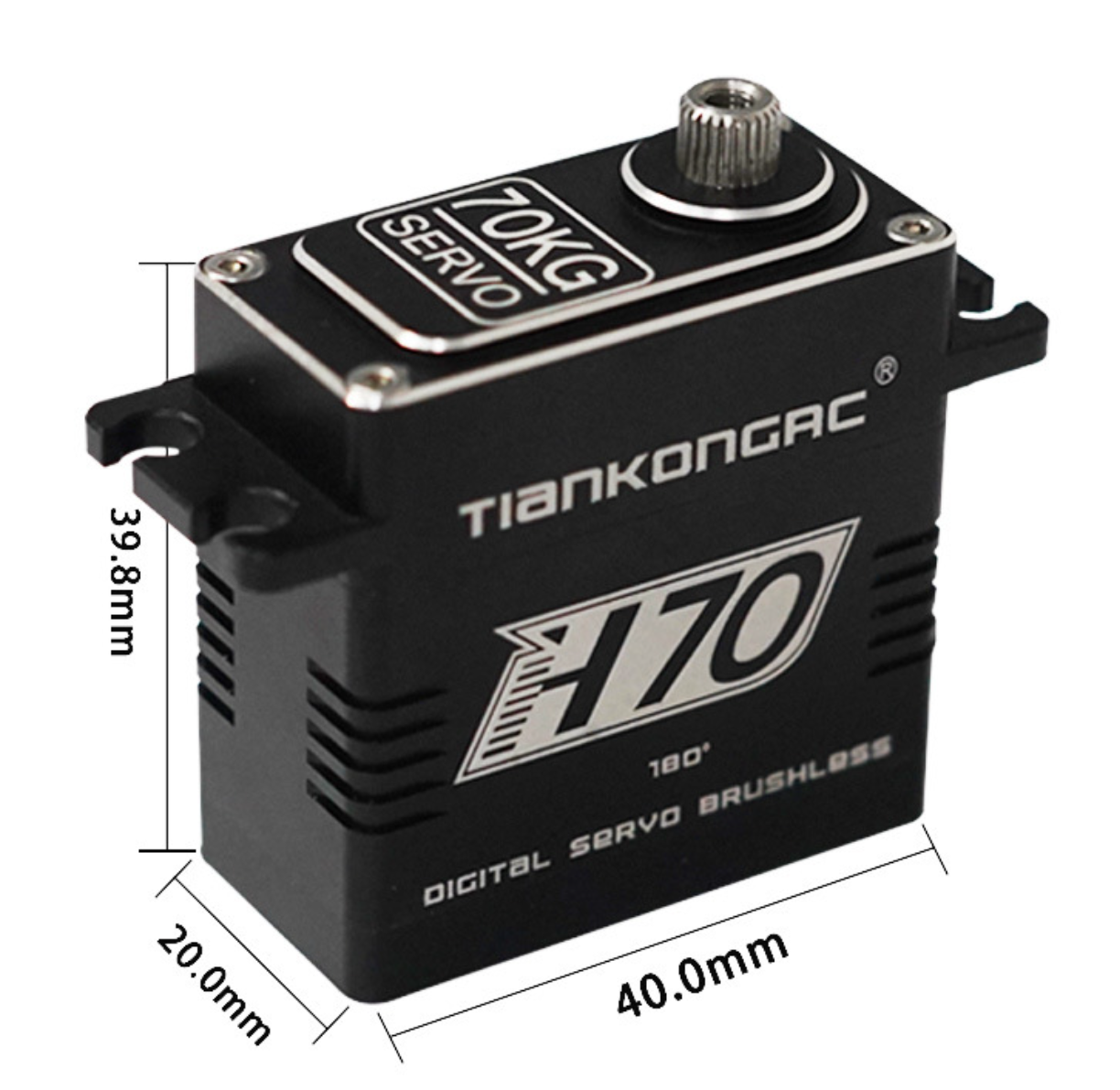 TTIANKONGRC 70KG High Torque Digital RC Brushless Servo Motor Waterproof All