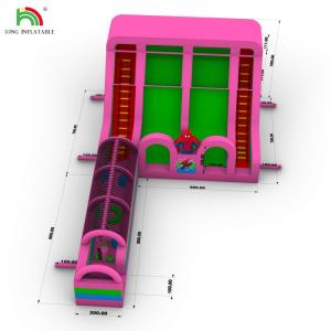 Commercial Grade PVC Spider-Man Waterslide Inflatable Bounce House Combo