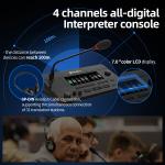 IR Digital Simultaneous Interpretation Microphone Extender for Conference System
