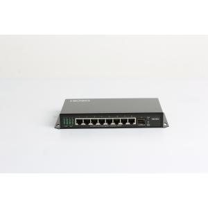 8 10/100M PoE Ports 1 1000M SFP Uplink Port 9 Port Gigabit Switch