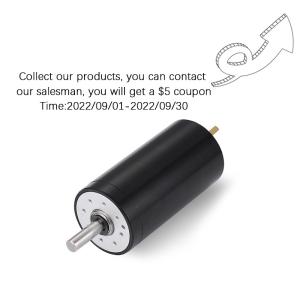Faradyi Custom Coreless Brushed Motor 12V 24V High Speed Low Noise Coreless 35