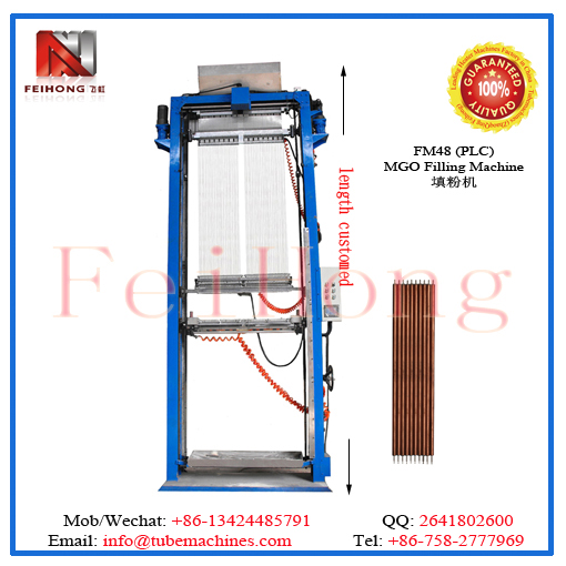 48 pcs heater MGO powder filling machine