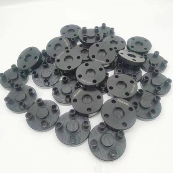 Buy Silver Aluminium CNC Machining Parts with ±0.001mm Tolerance Custom Design at wholesale prices