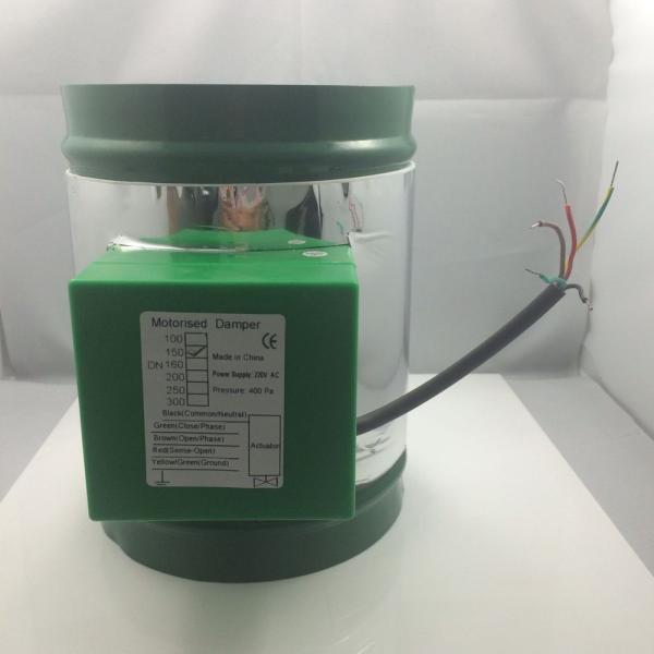 Residential Motorized Zone Dampers / Galvanized Steel Motorized Modulating