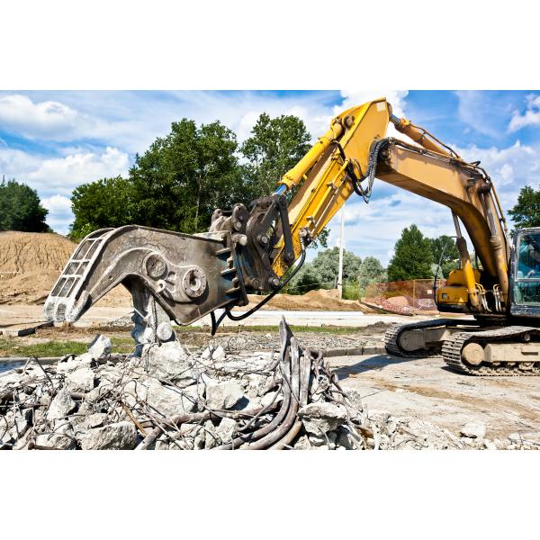 1600kg Concrete Hydraulic Pulverizer Attachment For Excavator