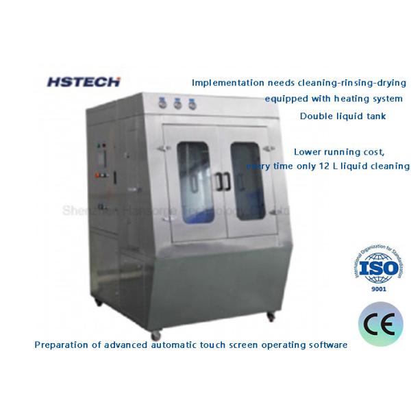 Buy Counting System FunctionDouble Liquid Tank Electric Stencil Cleaner at wholesale prices