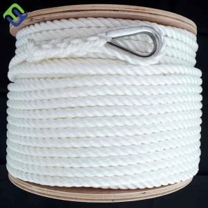 14mm White 3 Strand Nylon Anchor Rope X 100m Marine Rope For Boat