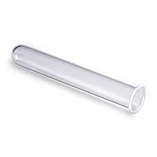 Stopper Sealing Crystal Quartz Test Tube General Purpose 1mm-5mm Wall Thick