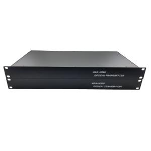 2 CH rack 1080P/60Hz VGA fiber Optic Converter /Uncompressed to Fiber Video