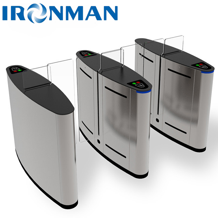 Quality Automatic Finger Face Read Sliding Barrier 5 Millions Cycles Translation Gate Gym Turnstile for sale