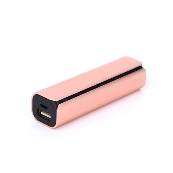 2600 Milliampere Slim Metal Power Bank With Over Load Temperature Protections