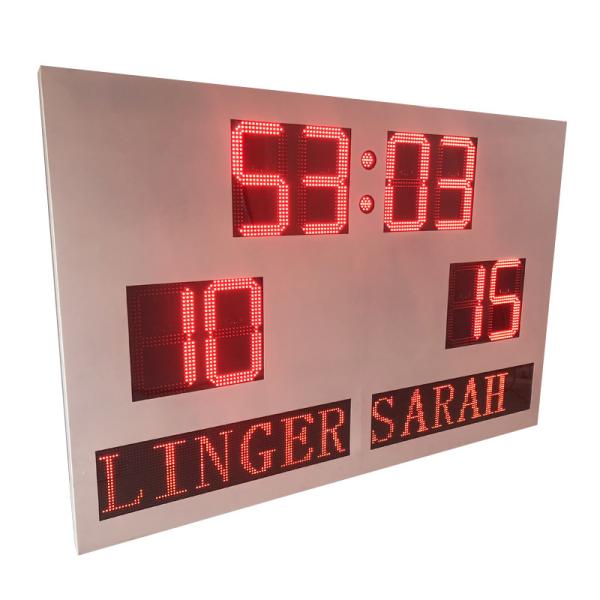 Buy Custom DIP Digit Indoor Outdoor Portable Scoreboard With Led Team Name at wholesale prices