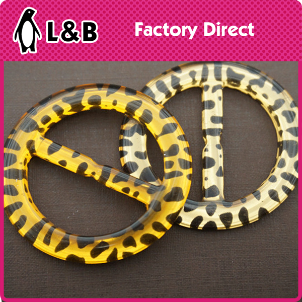 popular sequins various plastic/resin toggles resin buckle for coat belt