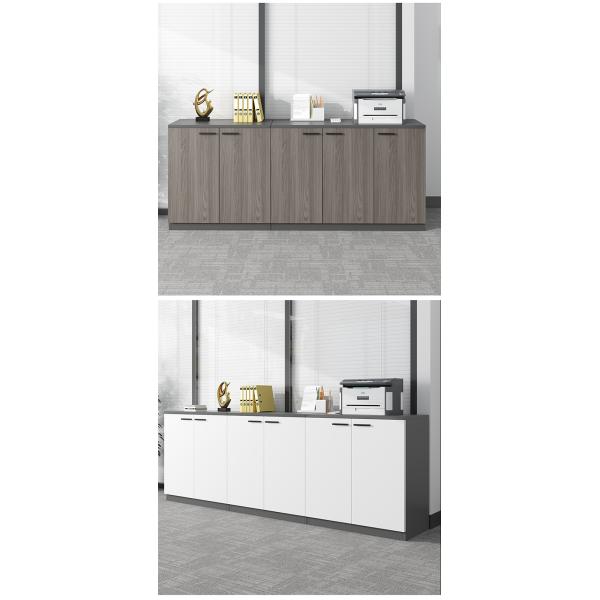 Sturdy and Durable Wooden Shelves Staff Sideboard Storage File Cabinet for Office