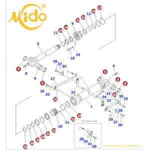 707-99-69560 Suitable For PC700LC-8E0 PC650LC-8E0 Komatsu Durable Bucket