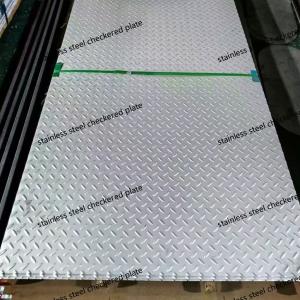Stainless Steel Checkered Plate 304 316L Anti-Slip 3mm-8mm