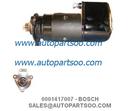0001411015 0001417016 - BOSCH Starter Motor 24V 6.6KW 11T MOTORES DE ARRANQUE