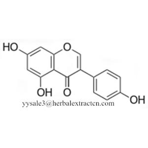 manufacturer supply Genistein 98% HPLC, pure ingredient, CAS NO.: 446-72-0, high