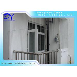 Home Safety Fire Rated Balcony Window Grill Stainless Steel Wires
