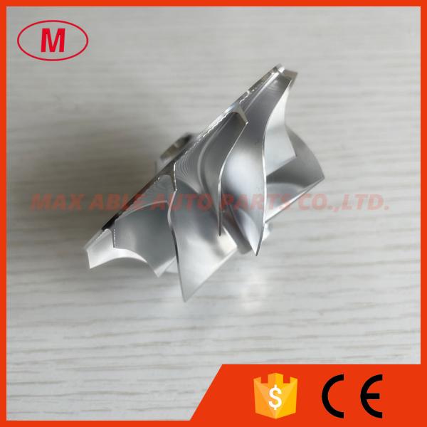 K16 reverse 51.80/68.00mm 6+6 blades turbo milling/alumimun 2618 /billet compressor wheel