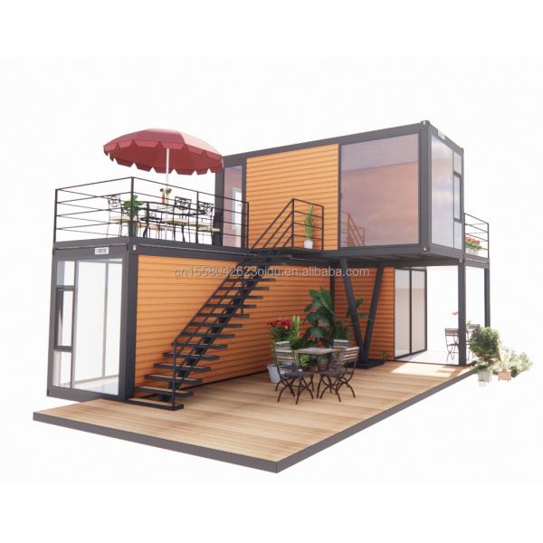 50/75/100mm Wave Sandwich Panel Wall 20 Feet Portable Shipping Container Clothing Store Prefab Mobile Shop Pop-up Retail Store