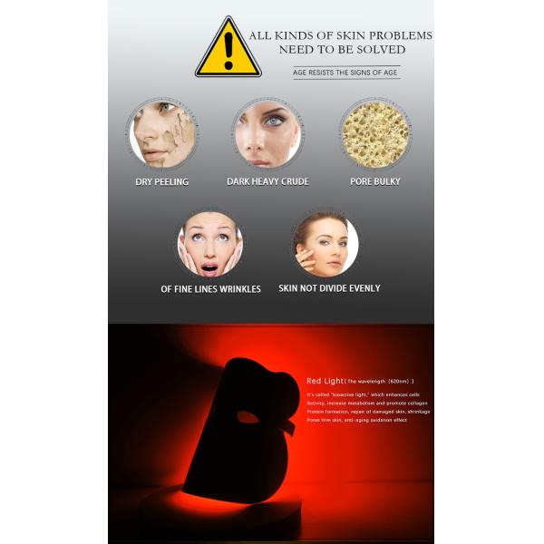 Skin Care 7 Colors LED Photon Therapy Machine Led Pdt Lighting Color Therapy Machine