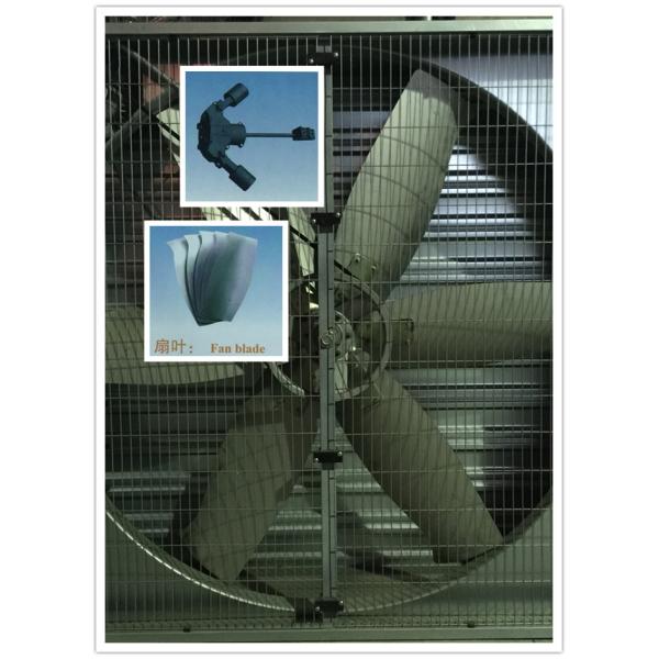 Newly developed Push-pull type exhaust fan with higher efficiency