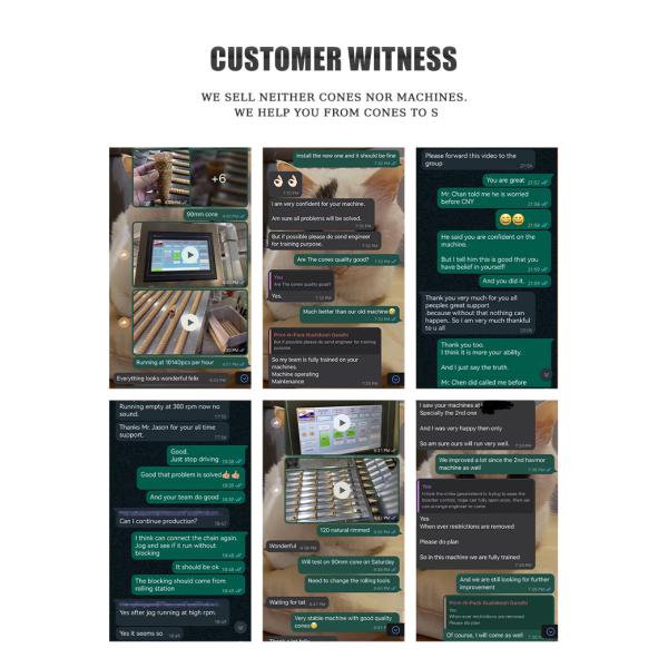 Stainless Steel Wafer Sugar Cone Production Line 2.0hp 71 Plates