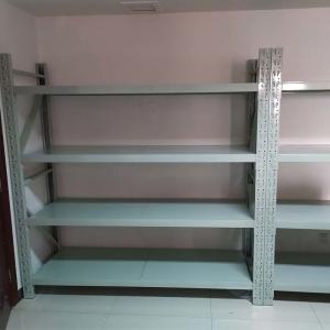 Rust Free Industrial Warehouse Racking Rivetier Boltless Shelving Powder Coating