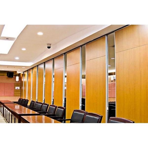 Buy Soundproof Wall Panel Sliding Operable Office Partition Walls 65mm Thickness at wholesale prices