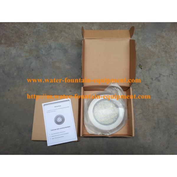 Stainless Steel Wall Mounted Underwater Swimming Pool Lights Dia 230mm White Rings