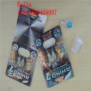 Custom 3D Blister Card Packaging Plastic Material For Sex Capsule / Pills