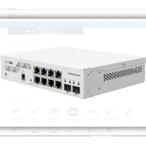 Quality Mikrotik CSS610-8G-2S IN Network Switch 8 Gigabit Ethernet Ports Managed VLAN Support for sale