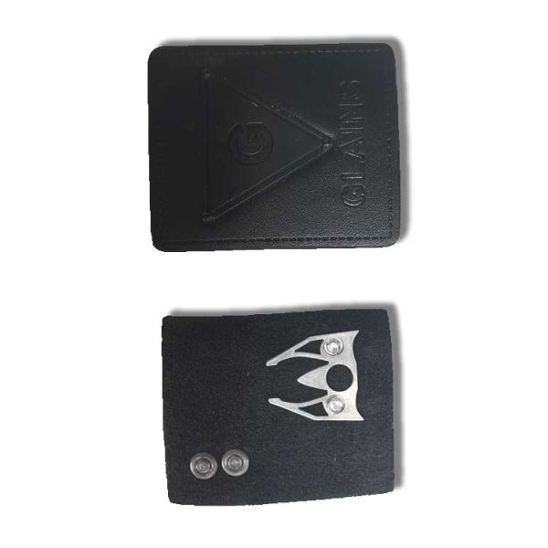 PU Leather Luggage Bag Tag Logo Label With Metal Logo Patch Custom Wholesale Handmade Fashion DIY Gifts Genuine Leather Embossed