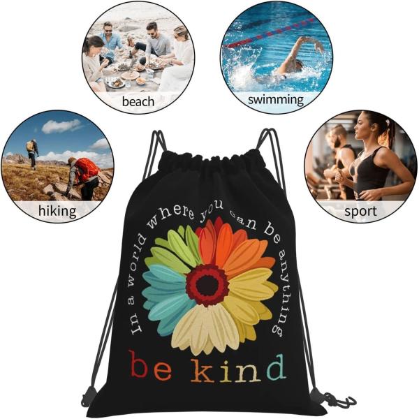 Lighweight Waterproof Drawstring Backpack,for Rucksack Shoulder Bags Gym Bag Casual Running Daypack