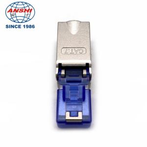 ANSHI RJ45 CAT7 FTP Unshielded STP Shield Modular Plug Blue