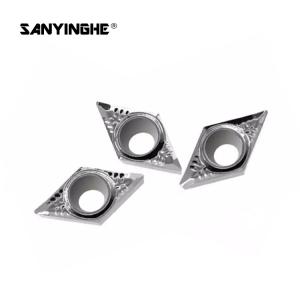 DCGT11T304 CNC Lathe Carbide Cutting Turning Tools AK Aluminum Copper Turning