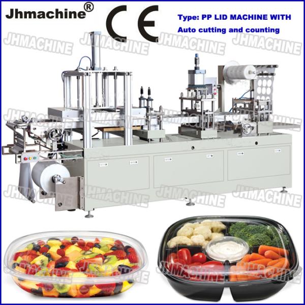 Buy New Condition PP Transparent Sheet Automatic Plastic Lid Machine For Bawl Cover at wholesale prices