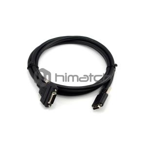 High Flexible MDR 26pin To SDR 26pin Power Over Cable with Thumbscrews locking