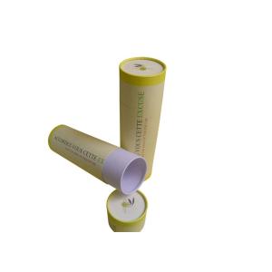 Matte Lamination Paper Tube Packaging Large Diamete Custom Design