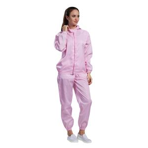 Industrial Washable Cleanroom Suit with Hood CE Certified ESD Protective