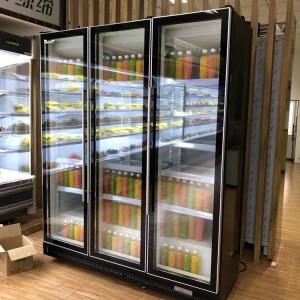 Quality Dynamic Cooling Commerical R404a Glass Door Freezer for sale