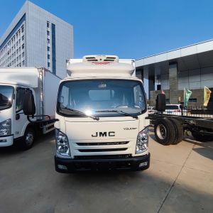 Quality JMC 4x2 New Manual Diesel Refrigerator &amp; Freezer Truck with -18-20C Temperature Range for Sale for sale